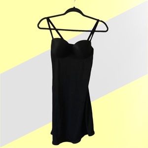 Roselle La Vie En Rose Nightgown Lingerie Slip Dress - black size 34 B small